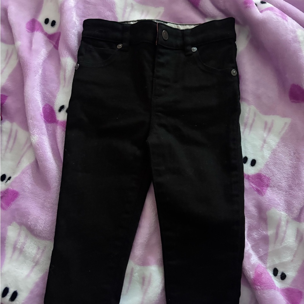 Burberry Baby Girl Black Jeans
